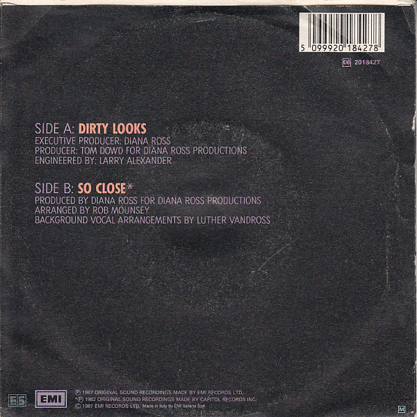 Diana Ross - Dirty Looks | EMI (06-2018427) - 2