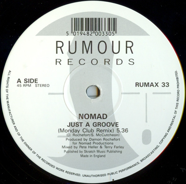 Nomad - Just A Groove | Rumour Records (RUMAX 33) - 3 Nomad - Just A Groove | Rumour Records (RUMAX 33) - 3