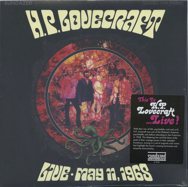 HP Lovecraft - Live May 11, 1968 | Sundazed Music (LP 5526) - 2