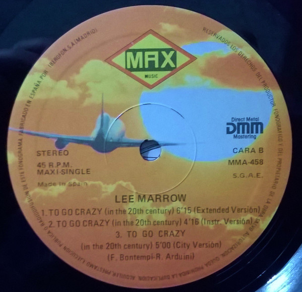 Lee Marrow - To Go Crazy (In The 20th Century) | Max Music (MMA-458) - 4 Lee Marrow - To Go Crazy (In The 20th Century) | Max Music (MMA-458) - 4