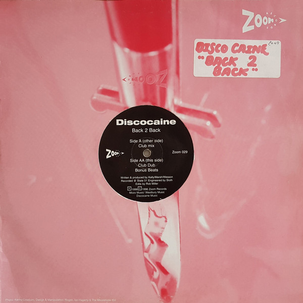 Discocaine - Back 2 Back | Zoom Records (ZOOM 029) - 3