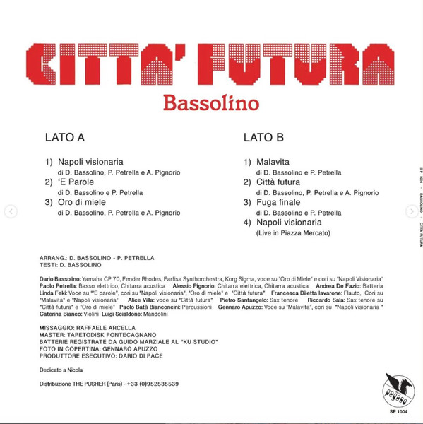 Dario Bassolino - Citta' Futura | Periodica Records (SP 1004) - 3 Dario Bassolino - Citta' Futura | Periodica Records (SP 1004) - 3
