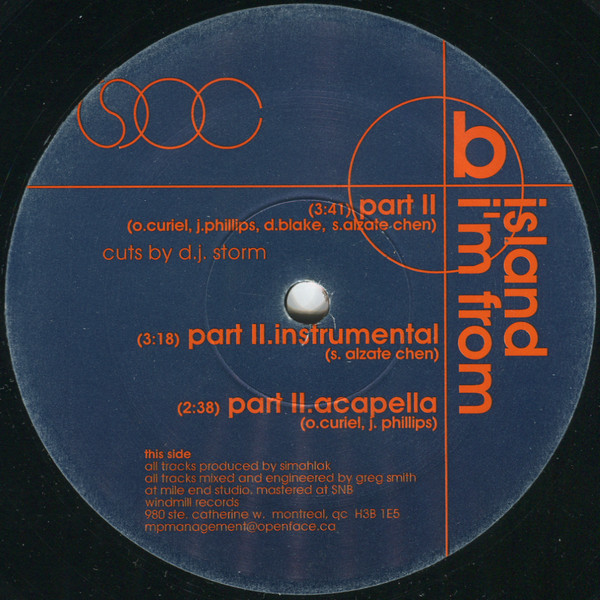 Shades Of Culture - Mindstate / Island I'm From Part II | Windmill Records (TOT-14-1) - 3