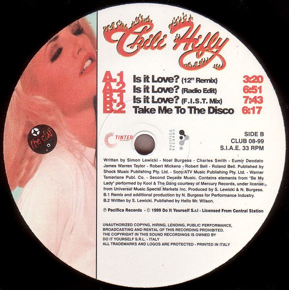 Chili Hi Fly - Is It Love? | The Club (CLUB 08-99)