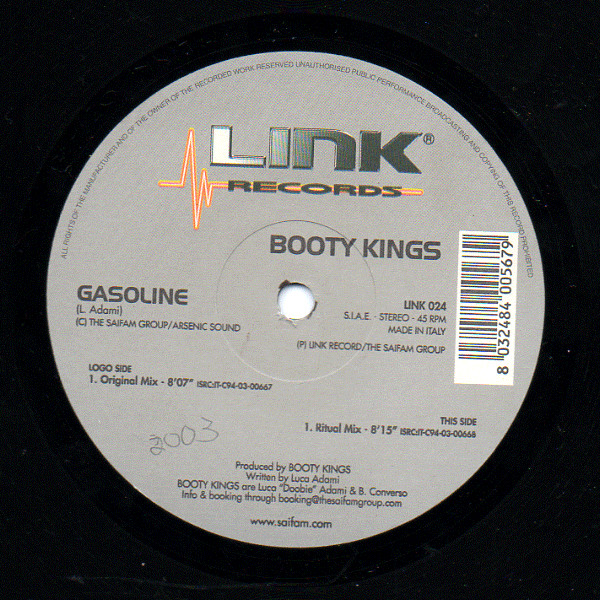 Booty Kings - Gasoline | Link Records (LINK 024)