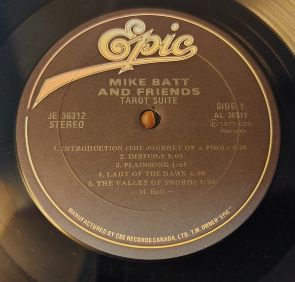 Mike Batt And Friends - Tarot Suite | Epic (JE 36312) - 3