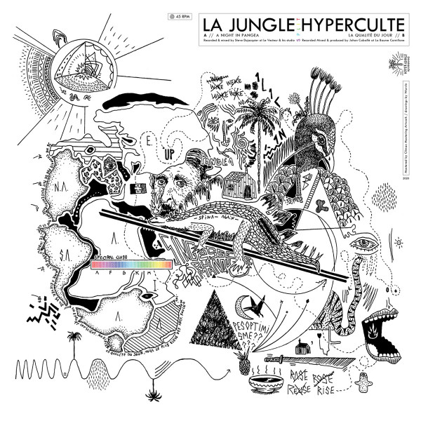 La Jungle Split Hyperculte - A Night In Pangea / La Qualité Du Jour | H Y P E R J U N G L E Recordings (HJ001)