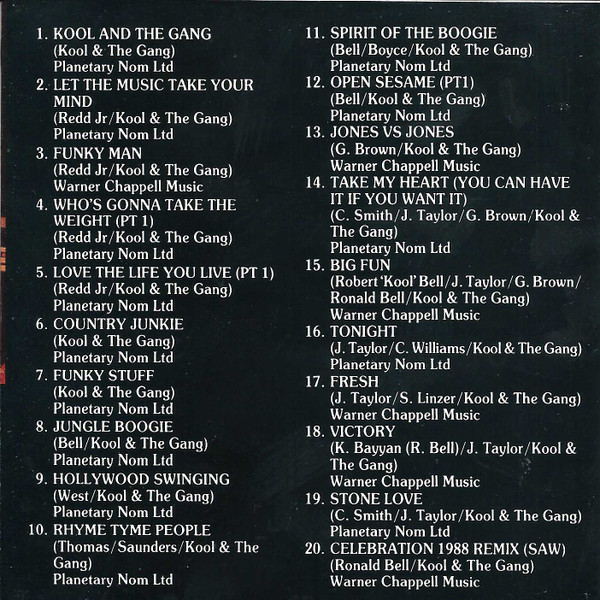 Kool & The Gang - Anthology | Connoisseur Collection (VSOP CD 168) - 4