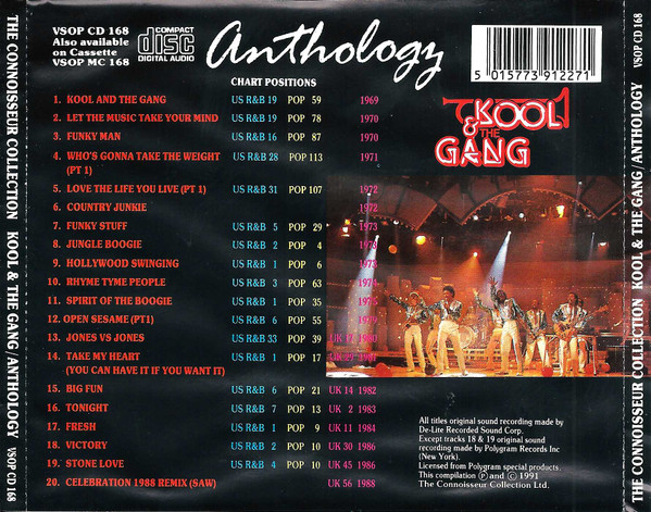 Kool & The Gang - Anthology | Connoisseur Collection (VSOP CD 168) - 2