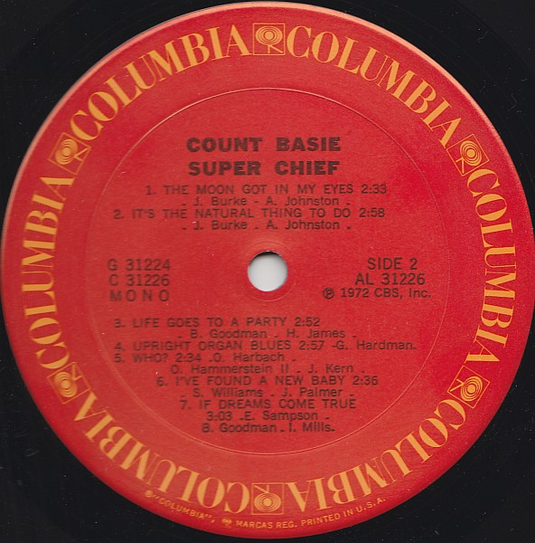 Count Basie - Super Chief | Columbia (CG 31224) - 4