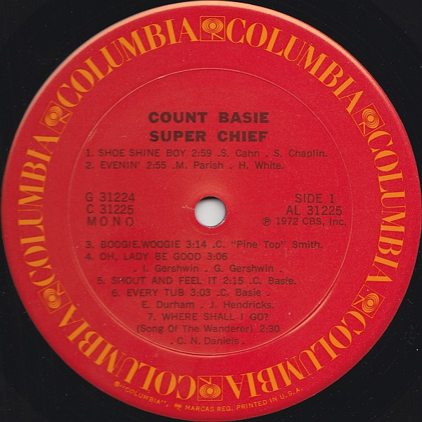 Count Basie - Super Chief | Columbia (CG 31224) - 3