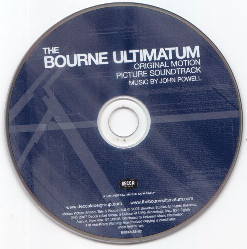 John Powell - The Bourne Ultimatum (Original Motion Picture Soundtrack) | Decca (B0009488-02) - 3