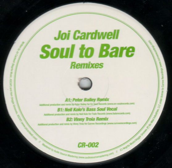 Joi Cardwell - Soul To Bare (Remixes) | Curvve Recordings (CR-002)