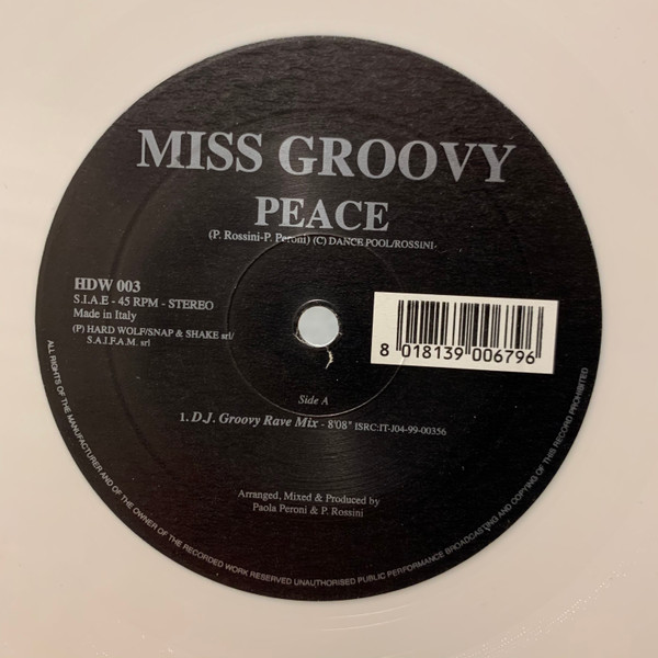 Miss Groovy - Peace | Hard Wolf Records (HDW 003)