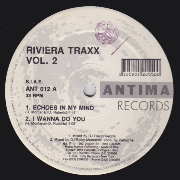 Riviera Traxx - Vol. 2 | Antima Records (ANT 012) - 2 Riviera Traxx - Vol. 2 | Antima Records (ANT 012) - 2
