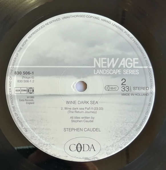 Stephen Caudel - Wine Dark Sea | Coda Records (830 506-1) - 4