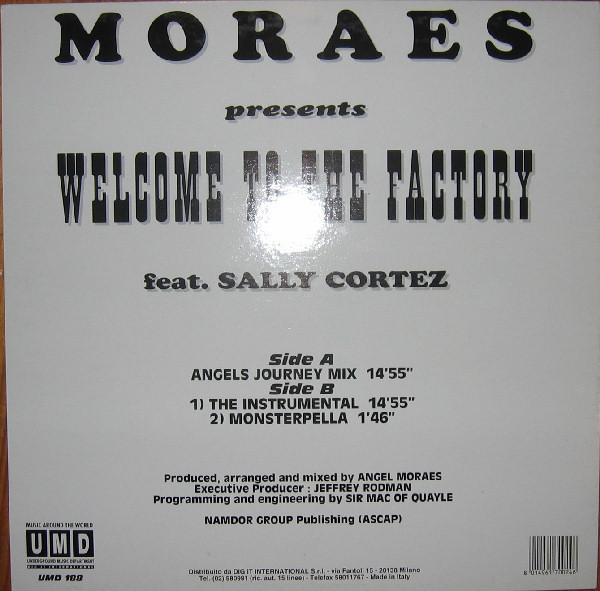 Angel Moraes Feat. Sally Cortes - Welcome To The Factory | Underground Music Department (UMD) (UMD 188) - 2