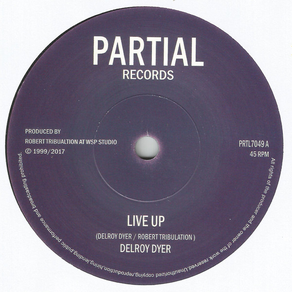 Delroy Dyer - Live Up | Partial Records (PRTL 7049)