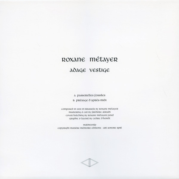 Roxane Métayer - Adage Vestige | Matière Mémoire (MATME011LP) - 3