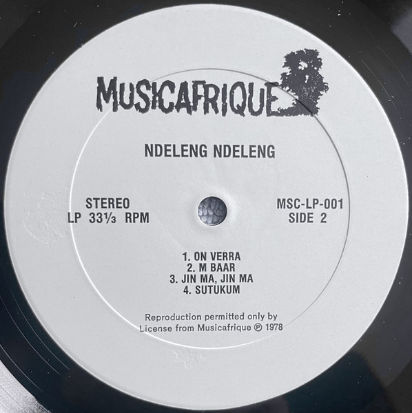 Orchestra Baobab - Ndeleng Ndeleng | Musicafrique (MSC LP 001) - 4 Orchestra Baobab - Ndeleng Ndeleng | Musicafrique (MSC LP 001) - 4