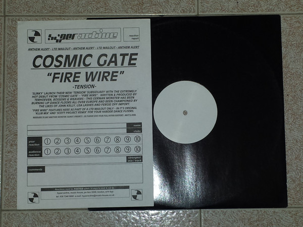 Cosmic Gate - Fire Wire | Slinky (SLINKY015) - main Cosmic Gate - Fire Wire | Slinky (SLINKY015) - main