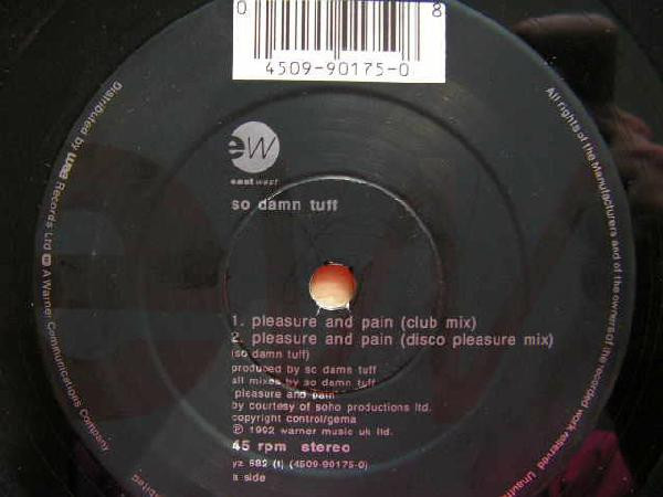 So Damn Tuff - Pleasure And Pain | EastWest (4509-90175-0) - 4 So Damn Tuff - Pleasure And Pain | EastWest (4509-90175-0) - 4