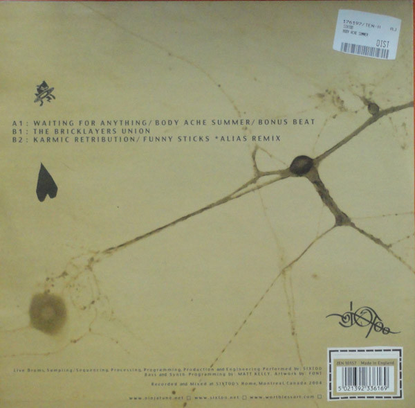 Sixtoo - Body Ache Summer EP | Ninja Tune (ZEN 10157) - 2 Sixtoo - Body Ache Summer EP | Ninja Tune (ZEN 10157) - 2