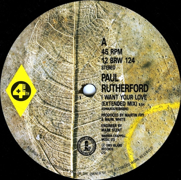 Paul Rutherford - I Want Your Love | 4th & Broadway (12 BRW 124) - 3 Paul Rutherford - I Want Your Love | 4th & Broadway (12 BRW 124) - 3