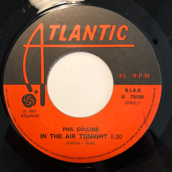 Phil Collins - In The Air Tonight | Atlantic (U 79198) - 4