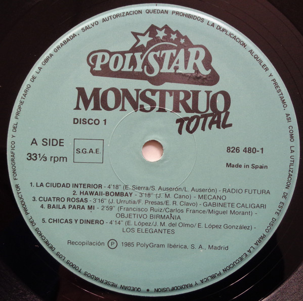 Various - Monstruo Total | Polystar (826 479-1) - 3
