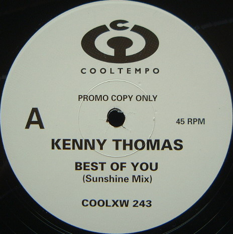 Kenny Thomas - Best Of You | Cooltempo (COOLXW 243) - main