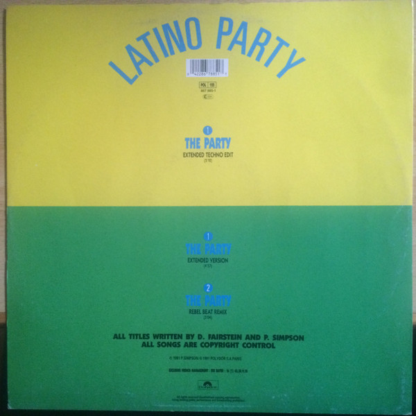 Latino Party - The Party | Polydor (867 885-1)