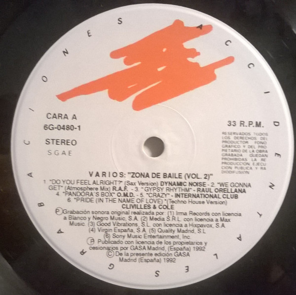 Various - Zona De Baile Vol. 2 | Gasa (6G0480 DL) - 3