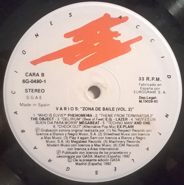 Various - Zona De Baile Vol. 2 | Gasa (6G0480 DL) - 4