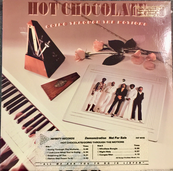 Hot Chocolate - Going Through The Motions | Infinity Records (INF 9010) Hot Chocolate - Going Through The Motions | Infinity Records (INF 9010)