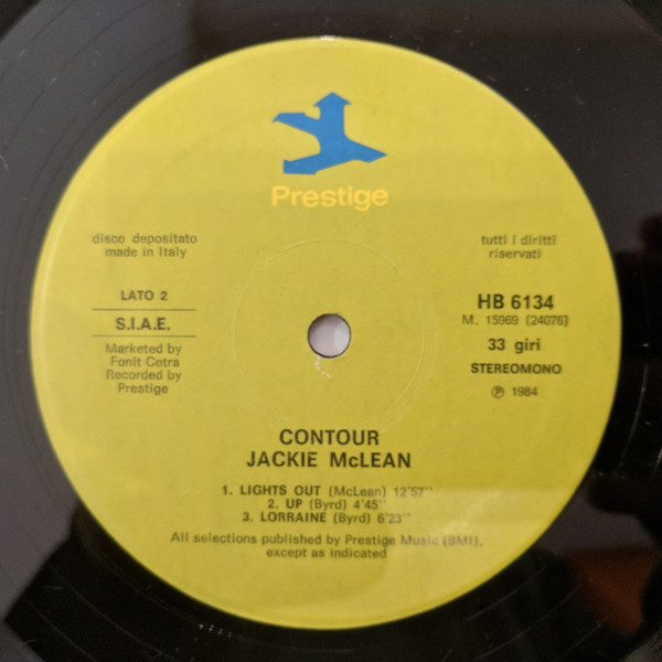 Jackie McLean - Contour | Prestige (HB 6134) - 3 Jackie McLean - Contour | Prestige (HB 6134) - 3