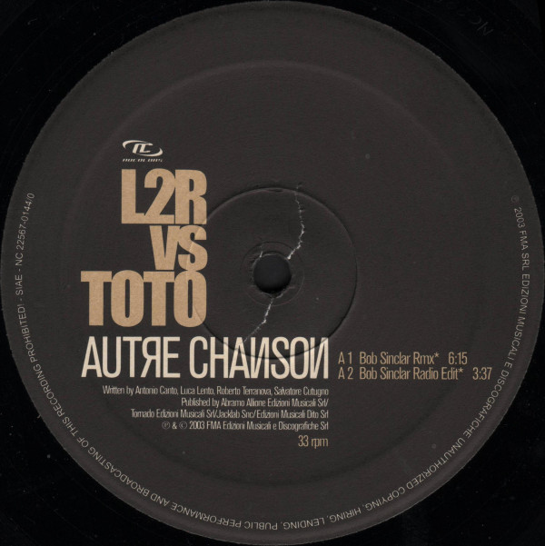 L2R vs Toto Cutugno - Autre Chanson | No Colors (NC 22567-0144/0) - 2