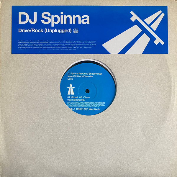 DJ Spinna - Drive / Rock (Unplugged) | Rapster Records (RR001 2EP)