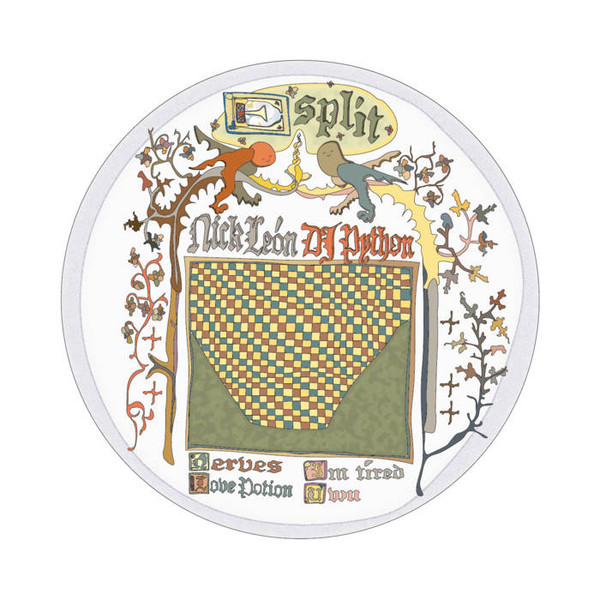 Nick León & DJ Python – Esplit EP vinyl cover