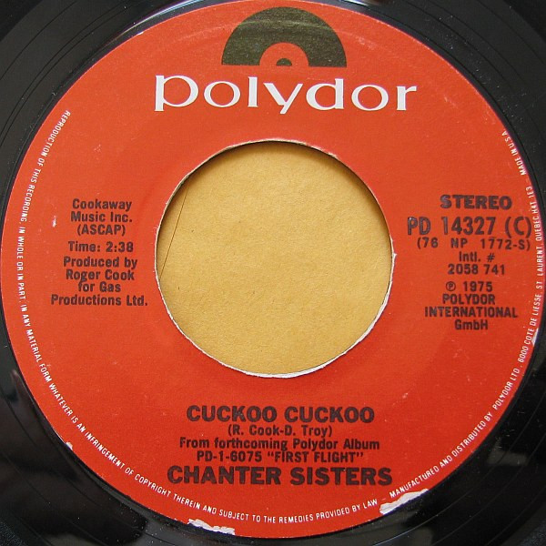 Chanter Sisters - Cuckoo Cuckoo | Polydor (PD 14327 (C)) - main
