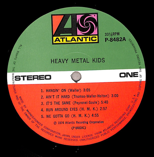 Heavy Metal Kids - Heavy Metal Kids | Atlantic (P-8482A) - 4 Heavy Metal Kids - Heavy Metal Kids | Atlantic (P-8482A) - 4