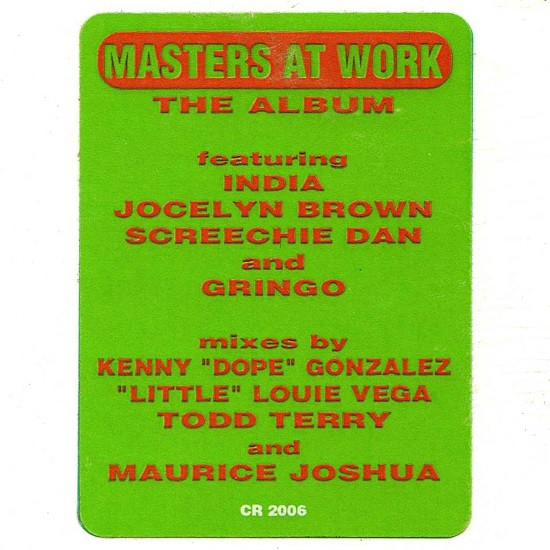 Masters At Work - The Album | Cutting Records (CR-2006) - 7
