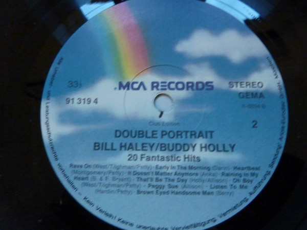 Bill Haley / Buddy Holly - Double Portrait - 20 Fantastic Hits | MCA Records (913194) - 4