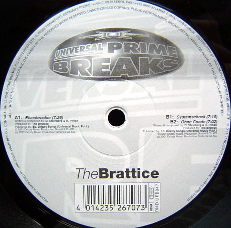 The Brattice - Eisenbrecher | Universal Prime Breaks (DMD UPB047)