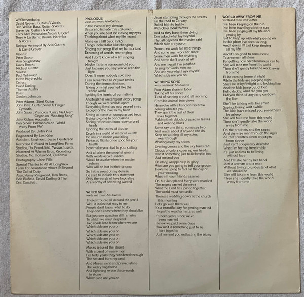 Arlo Guthrie With Shenandoah - Outlasting The Blues | Warner Bros. Records (W 56658) - 4 Arlo Guthrie With Shenandoah - Outlasting The Blues | Warner Bros. Records (W 56658) - 4