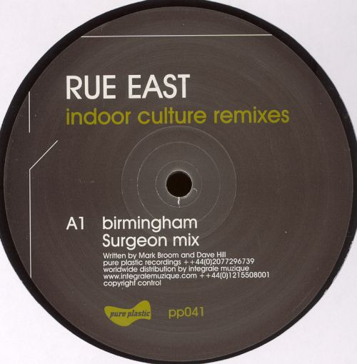 Rue East - Indoor Culture Remixes - Part 2 | Pure Plastic (PP041)