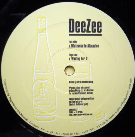 Dee Zee - Whitewine In Alcapulco | ProgCity (PCMS0022) - 2