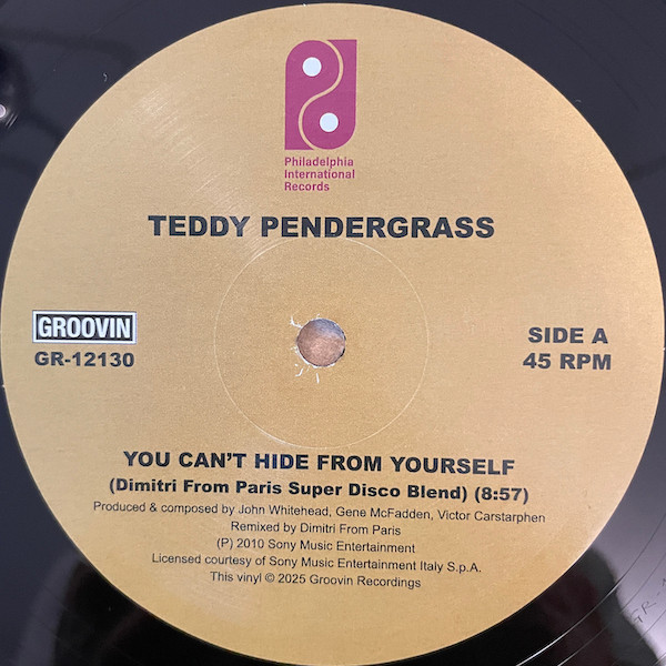 Teddy Pendergrass - You Can't Hide From Yourself / The More I Get, The More I Want | Groovin Recordings (GR-12130) - 2 Teddy Pendergrass - You Can't Hide From Yourself / The More I Get, The More I Want | Groovin Recordings (GR-12130) - 2