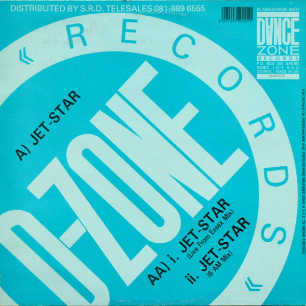 Tekno Too - Jet-Star | D-Zone Records (DANCE 012) - 2 Tekno Too - Jet-Star | D-Zone Records (DANCE 012) - 2