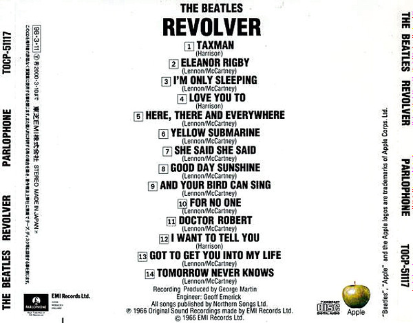The Beatles - Revolver CD | Apple Records (TOCP-51117) - 3